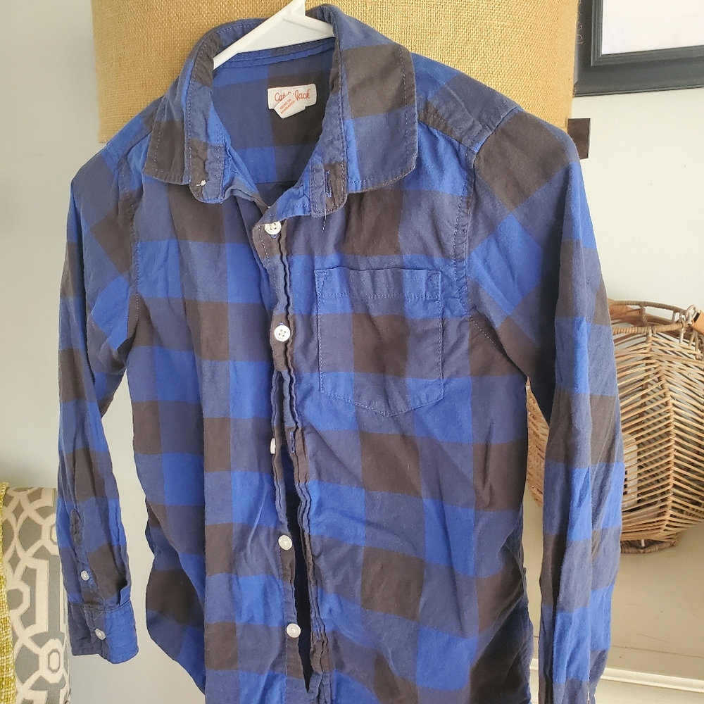 Cat & Jack Boys Flannel Medium